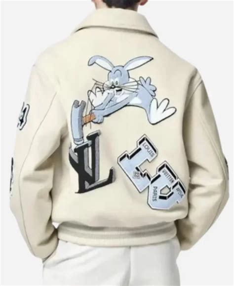 lv varsity jacket green|louis vuitton bugs bunny jacket.